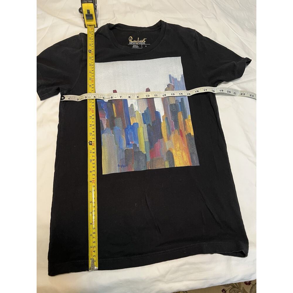 Rayhart Manhattan"Artist made Unisex Tee 100% combed ring spun cotton Sz-M - Picture 4 of 5